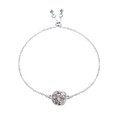 Korean round crystal cluster simple natural stone alloy braceletpicture48