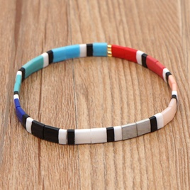 fashion color Bohemian handmad tila rice bead braided bracelet wholesalepicture13