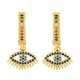 fashion microinlaid zircon simple devils eye copper earrings for women jewelry accessoriespicture16
