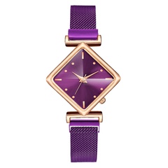 Reloj de mujer de moda reloj de mano con esfera de diamante reloj de cuarzo de moda casual simple al por mayor