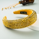 Diamant 45 cm breite Krempe Kopfschmuck verdickt Schwamm einfarbig Haarband Kunst Stirnbandpicture24