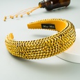 Diamant 45 cm breite Krempe Kopfschmuck verdickt Schwamm einfarbig Haarband Kunst Stirnbandpicture29