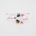 Korean simple cartoon childrens animal rice beads handwoven cat bracelet for womenpicture14