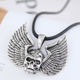New fashion retro simple skull wings exaggerated alloy necklace wholesalepicture4