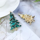 broche de esmalte de goteo de rbol de Navidad con incrustaciones de diamantes de aleacin de color al por mayorpicture13