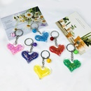 New Acrylic Love Heart Keychain Pendant Creative Small Gift Bag Pendant Accessoriespicture7