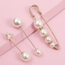 einfache lange Strass Perle Anzug Brosche weibliche kreative Trend AntiFade Manschette Pinpicture10