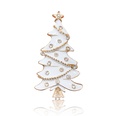 broche de esmalte de goteo de rbol de Navidad con incrustaciones de diamantes de aleacin de color al por mayorpicture16