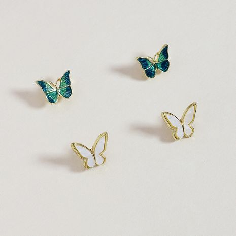 nouvelles boucles d'oreilles papillon colorées pour femmes en gros's discount tags