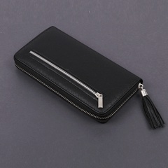 Korean long zipper multi-card position large capacity clutch bag men's new mobile phone wallet wholesale