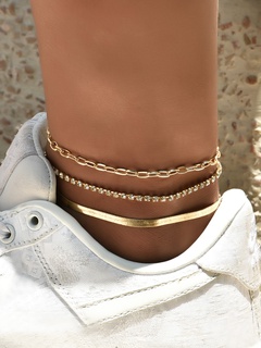 Popular personality fashion chain diamond bracelet set