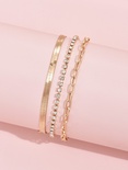 Popular personality fashion chain diamond bracelet setpicture7