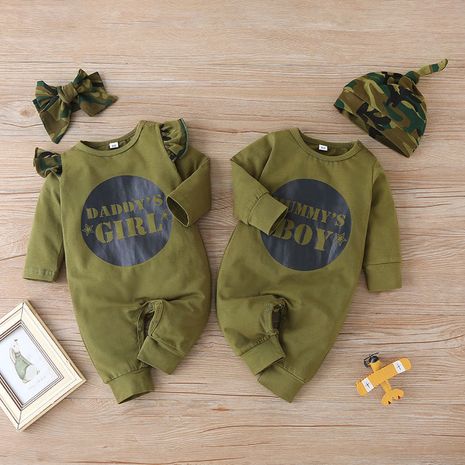 new  fashion infant camouflage one-piece baby outing one-piece clothes hot-selling's discount tags