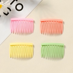 Cute girl heart candy color sweet insert comb non-slip bangs comb  wholesale
