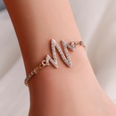 new flash diamond heartbeat simple lightning frequency alloy bracelet for womenpicture11