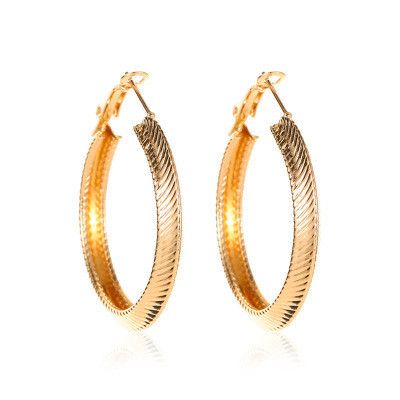 new exaggerated ladies fashion circle thread earrings wholesale's discount tags