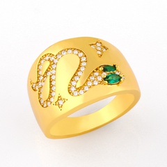 Fashion personality  wide-faced snake ring  diamond ring