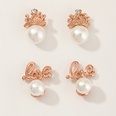 Los nios de la moda coreana exquisitos pendientes de circonita con incrustaciones de perlas simples al por mayorpicture12