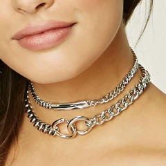 Hot Selling Mode Doppel Damen Halskette Großhandel