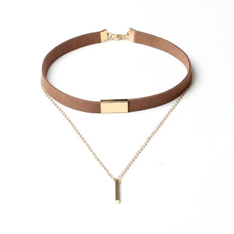 Fashion velvet multi-layer tassel necklace choker collar necklace NHRN254716's discount tags