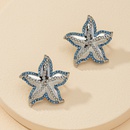 moda 1 par de pendientes de estrellas de mar de diamantes venta al por mayor de venta calientepicture13