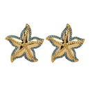 moda 1 par de pendientes de estrellas de mar de diamantes venta al por mayor de venta calientepicture15