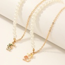 new metal clavicle chain Korean hollow letter pendant simple necklace wholesalepicture7