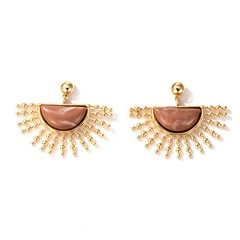 creative semicircular fashion earrings wholesale
