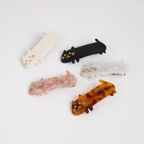 French acetate cute cat hairpin's discount tags