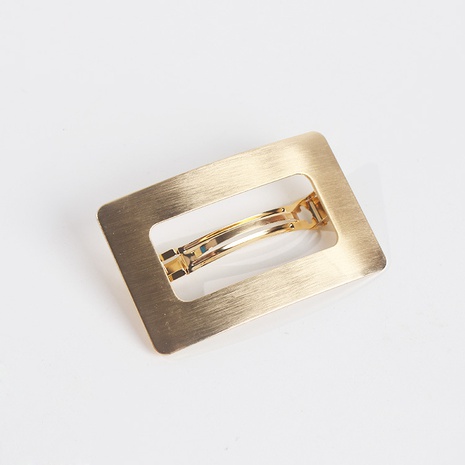 Simple geometric square alloy top clip's discount tags