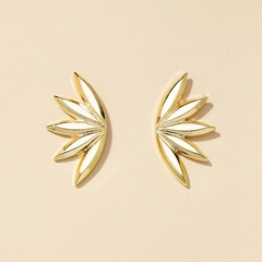 fashion metal flower alloy earrings