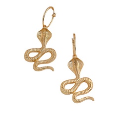 alloy animal snake earrings