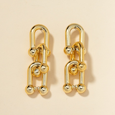 fashion metal chain retro earrings's discount tags