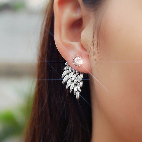 retro angel wings diamond alloy earrings's discount tags