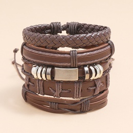 retro woven leather bracelet setpicture9
