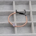 microinlaid zircon peach heart braceletpicture19