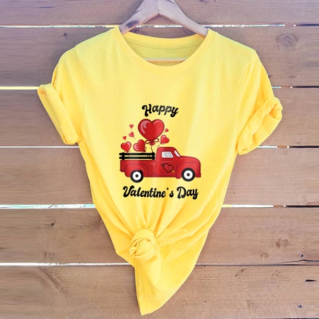 Valentine's Day Car T-Shirt's discount tags