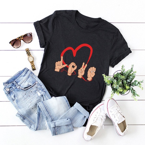Valentine's Day love simple t-shirt's discount tags