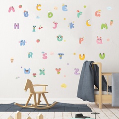 new cartoon preschool education 26 English letters wall stickers