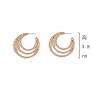 retro circle alloy pearl earringspicture59