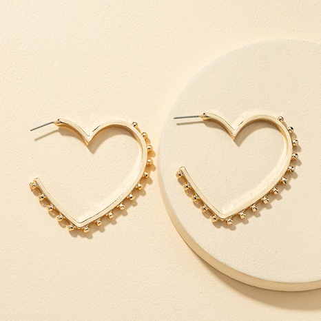 wholesale simple heart-shaped earrings's discount tags
