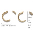 retro circle alloy pearl earringspicture96