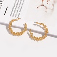 retro circle alloy pearl earringspicture104