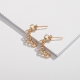 retro circle alloy pearl earringspicture106