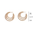 retro circle alloy pearl earringspicture116
