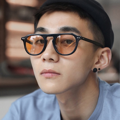 new korean retro jelly color sunglasses's discount tags