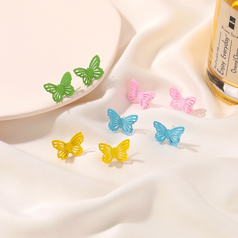pendientes de mariposa simples de moda's discount tags