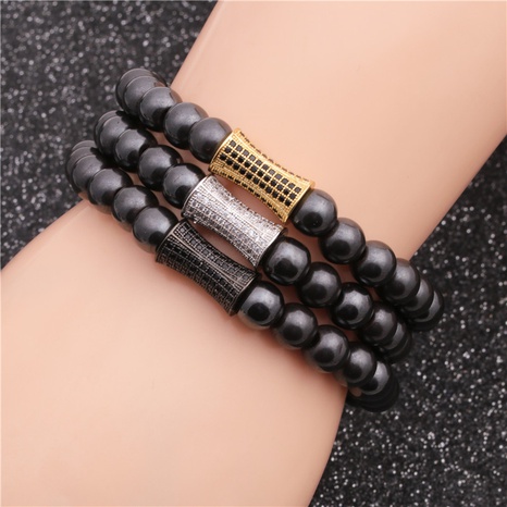 Black Gallstone Bracelet  NHYL310118's discount tags