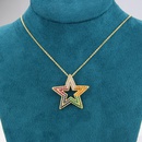 full diamond fivepointed star copper necklacepicture11