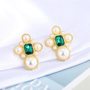 fashion retro green crystal earringspicture15